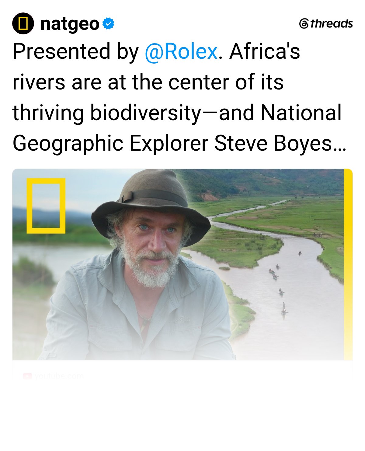 Steve Boyes защищает реки Африки