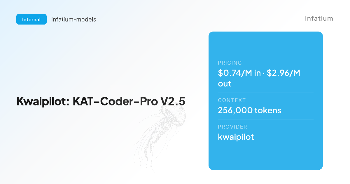 KAT-Coder-Pro V2.5 на Openrouter